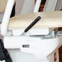 Palanca de rotación manual, silla salvaescaleras para trayectos rectos - Smart Motion S.A.S.